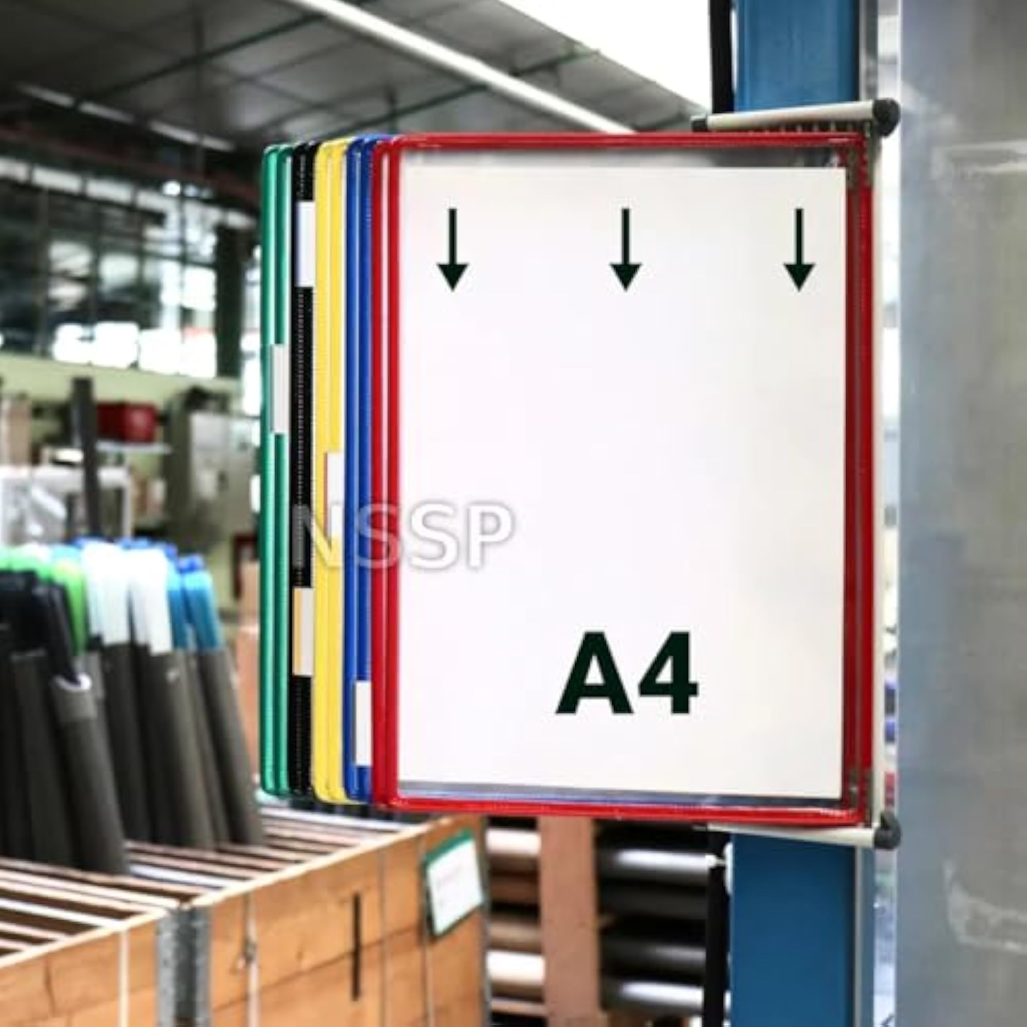 Wall Hanging A4 Size File Organizer with 5 Folders